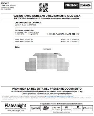 Comprar tickets