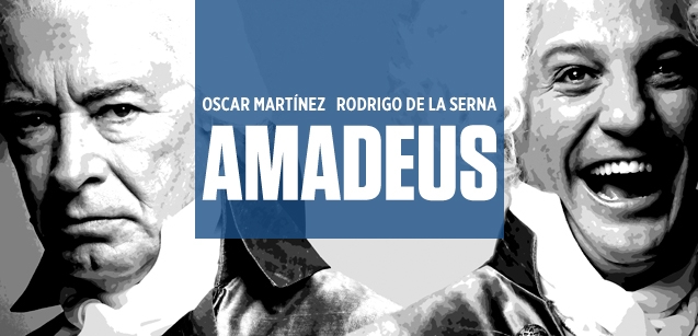 Antonio Salieri (Oscar Martinez) cree que la música de Mozart (Rodrigo de la Serna) es divina y desea desesperadamente ser tan brillante como él para ...