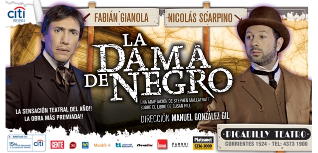 lega a Buenos Aires “La dama de negro”, la obra que se ha convertido en el suceso de la temporada habiendo sido la más premiada en la entrega de los E...