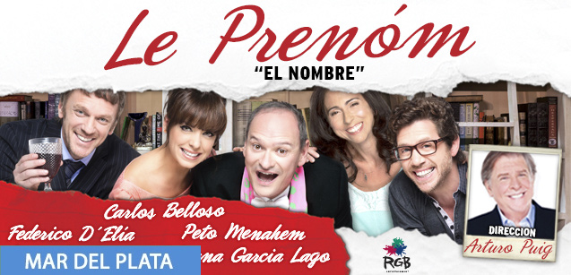El dúo de escritores Matthieu Delaporte y Alexandre de La Patellière triunfó, hace ya algunos años, con  LE PRENOM (El Nombre) gran comedia sobre la a...