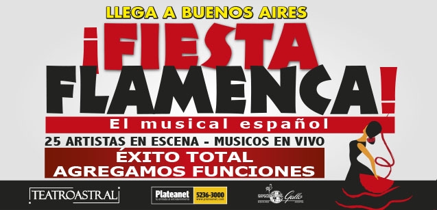Un espectáculo donde se conjugan, el amor y la pasión, lo hondo y la juerga conformando una verdadera fiesta para los sentidos. . Un abanico de e...